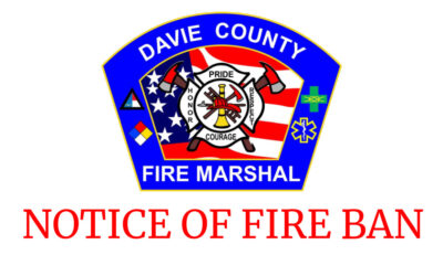Davie County Fire Marshal’s Office Notice of Zero Tolerance Burn Ban